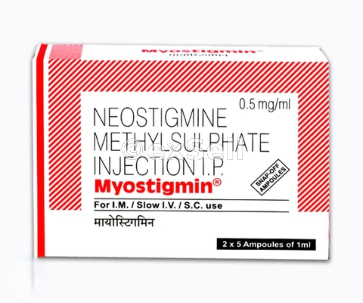 Myostigmin 0.5mg Injection 1ml 0.5 mg Injection – Neostigmine (0.5mg)
