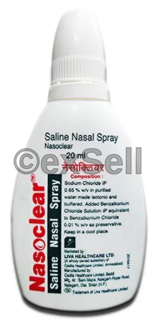 Nasoclear Nasal Spray 0.65% Nasal Spary – Sodium Chloride 0.65%