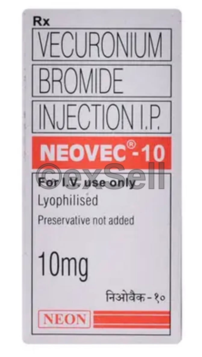 Neovec 10mg Injection 10 mg Injection – Vecuronium (10mg)