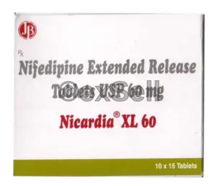 Nicardia XL 60mg Tablet 60mg Tablet – Nifedipine (60mg)