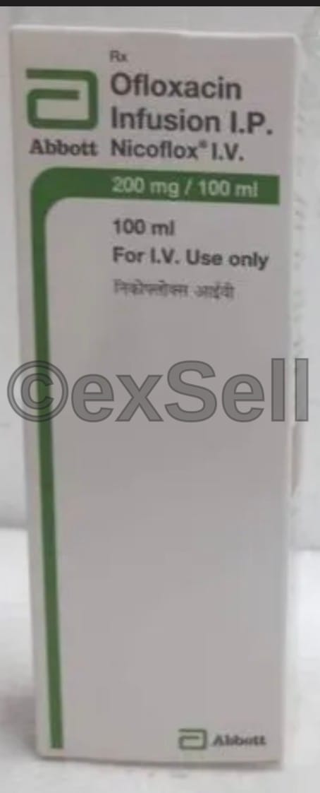 Nicoflox I.V. 200 mg Infusion – Ofloxacin (200mg)
