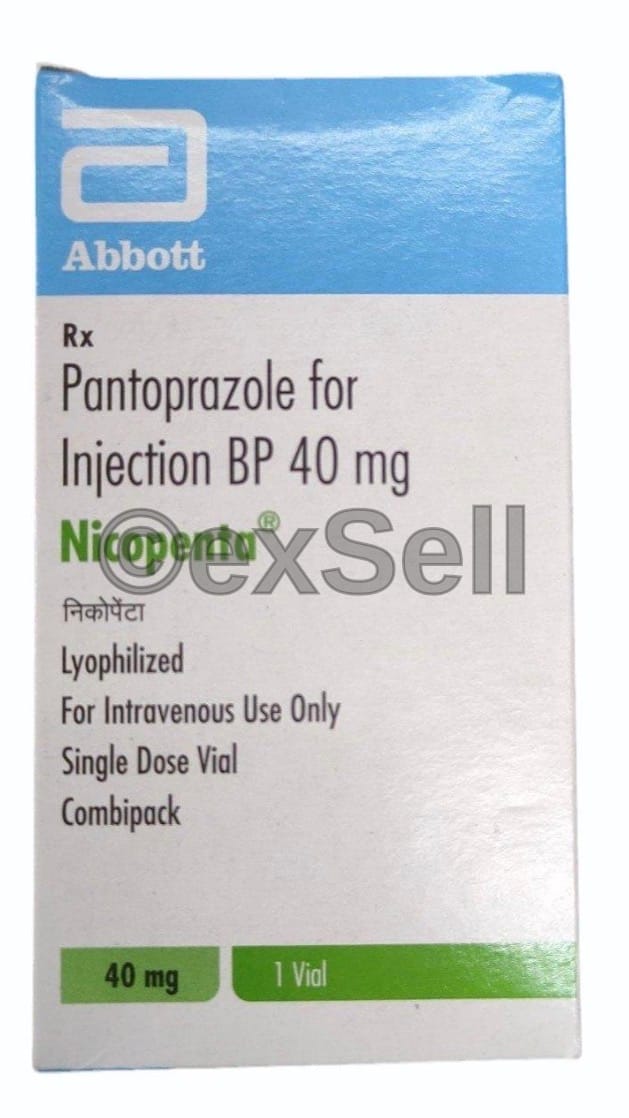 Nicopenta Injection 40 mg Injection – Pantoprazole (40mg)