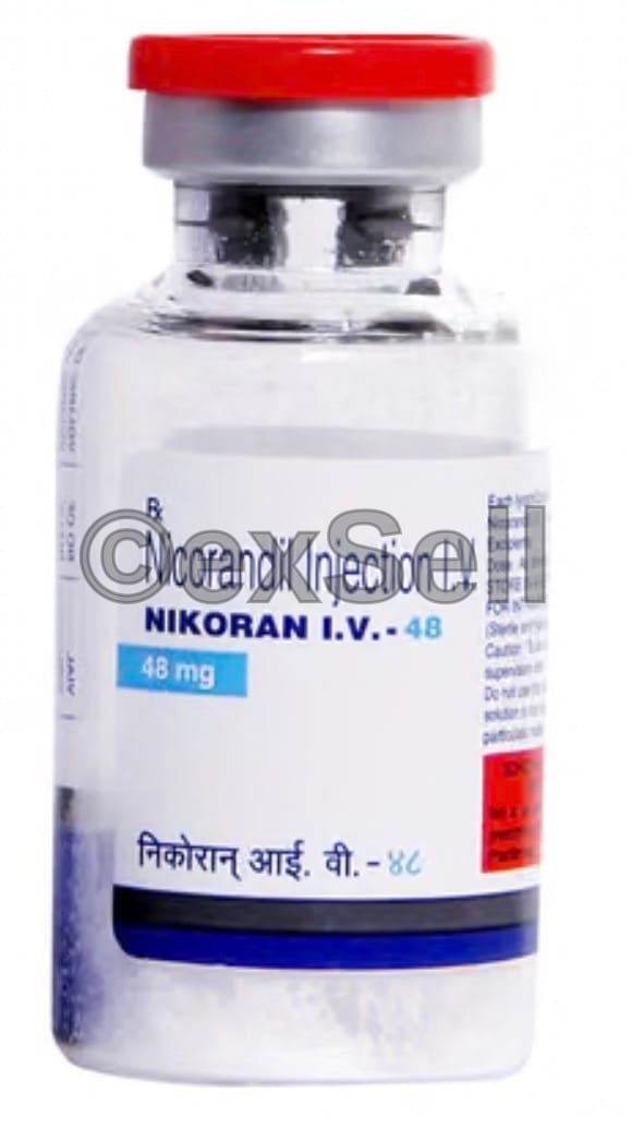 Nikoran IV 48 Injection 48mg Vial – Nicorandil (48mg)