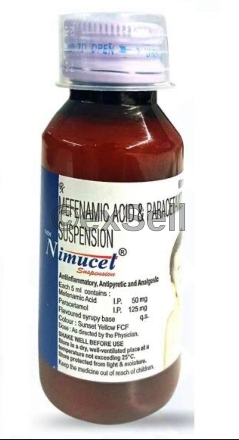 Nimucet AF Suspension 50mg + 125 mg Suspension – Aceclofenac (50mg) + Paracetamol (125mg)