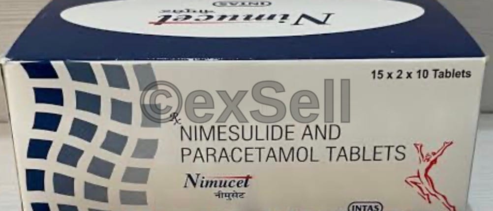 Nimucet Tablet 100mg/325mg Tablet – Nimesulide (100mg) + Paracetamol (325mg)