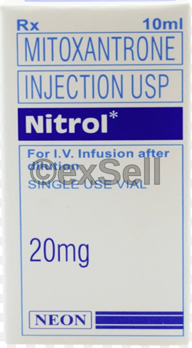 Nitrol 20mg Injection 20mg Vial – Mitoxantrone (2mg/ml)