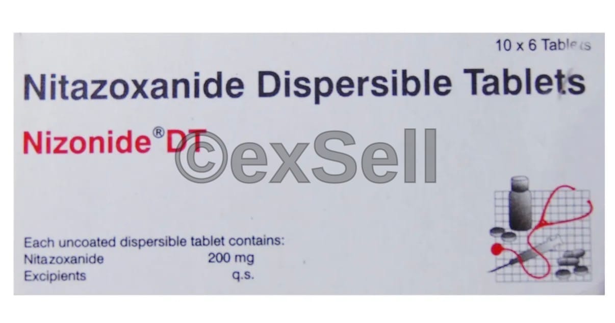 Nizonide 200mg Tablet DT 200mg Tablet – Nitazoxanide (200mg)