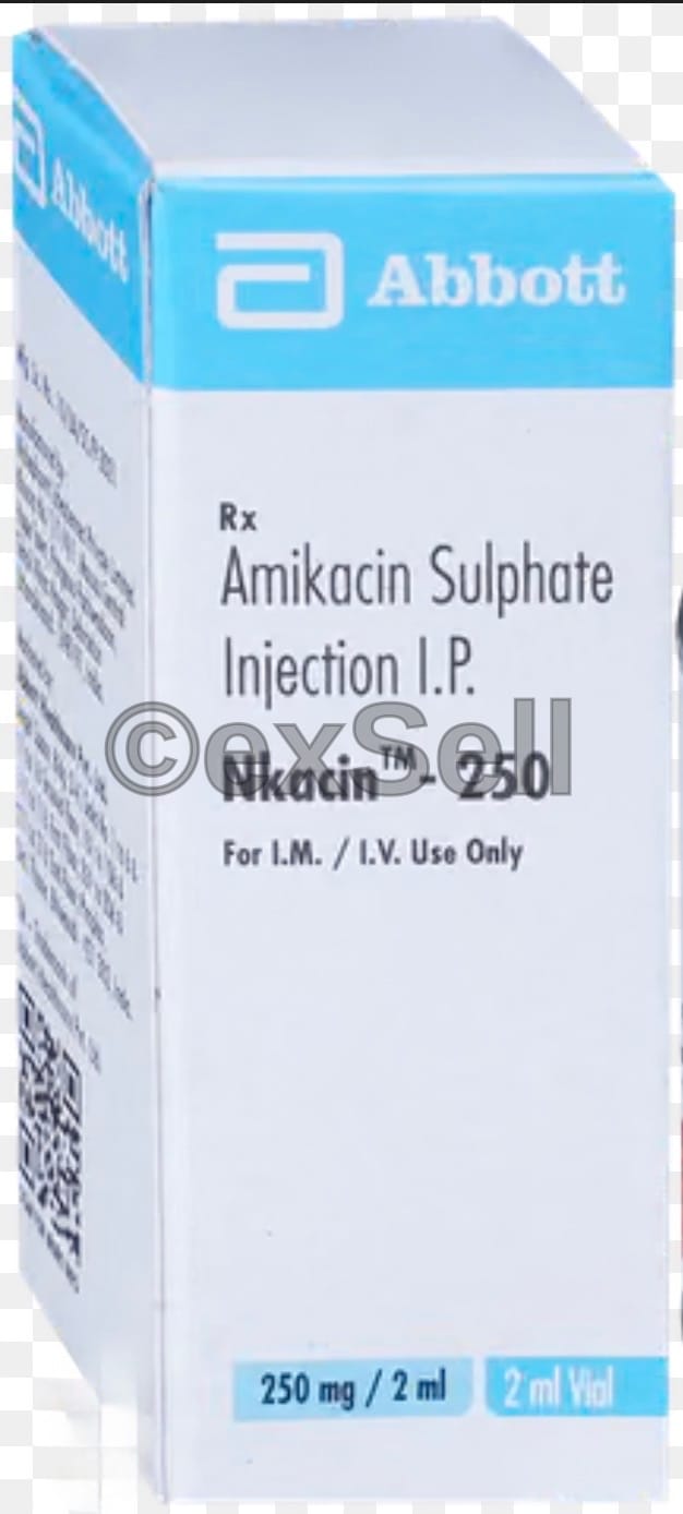 Nkacin 250mg Injection 250 mg Injection – Amikacin (250mg)