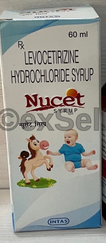 Nucet 2.5mg Syrup 2.5 mg Syrup – Levocetirizine (2.5mg)