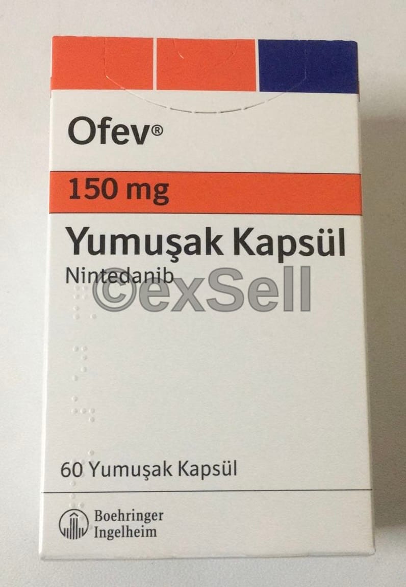 Ofev 150mg Capsule 150 mg Capsule – Nintedanib esilate 150 mg