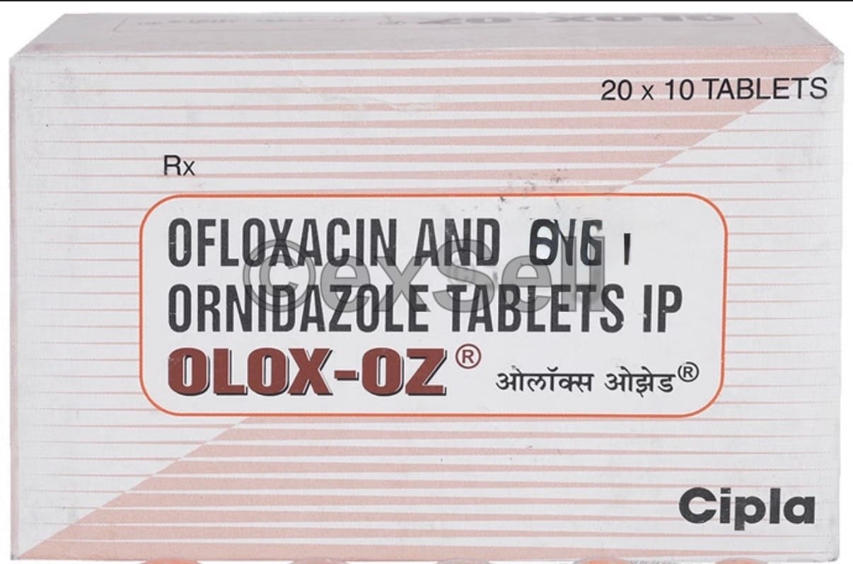 Olox-OZ Tablet Combination Tablet – Ofloxacin (200mg) + Ornidazole (500mg)