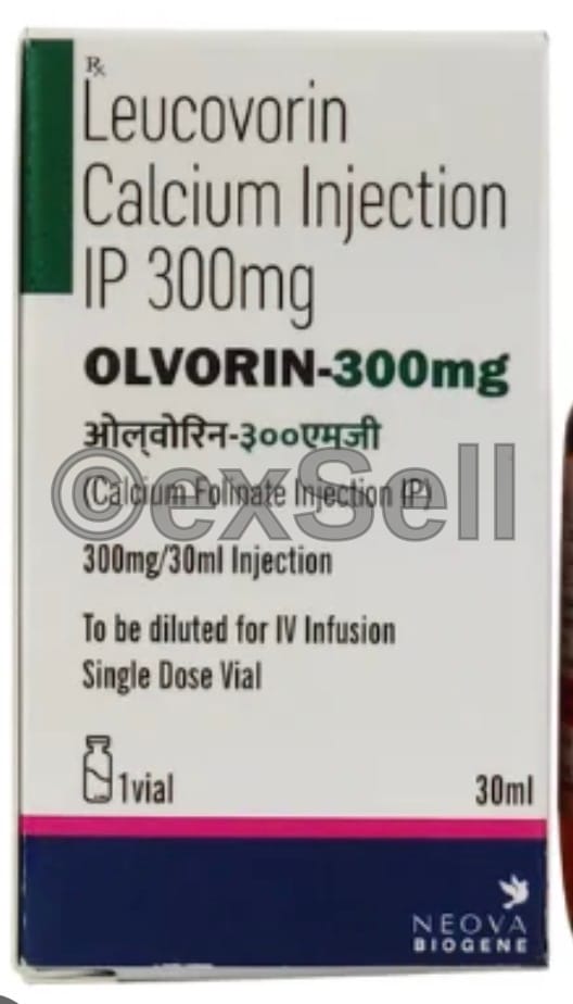 Olvorin 300mg Injection 300mg Vial – Calcium Leucovorin (300mg)