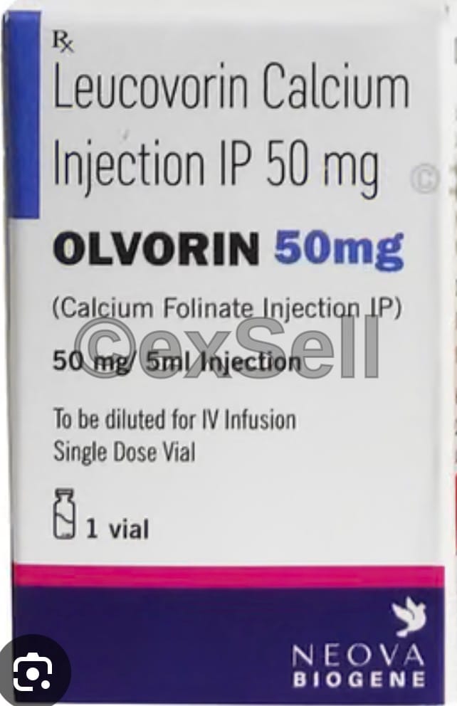 Olvorin 50mg Injection 50mg Vial – Calcium Leucovorin (50mg)