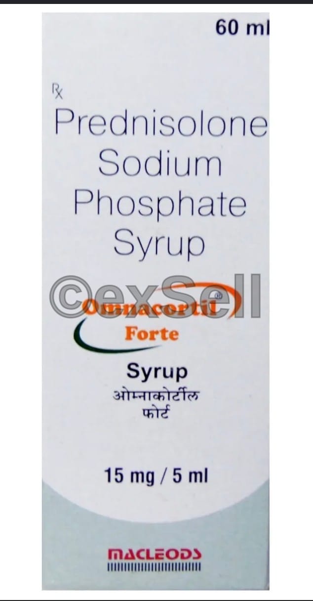 Omnacortil Forte Syrup (15mg/5ml) Syrup – Prednisolone (15mg/5ml)