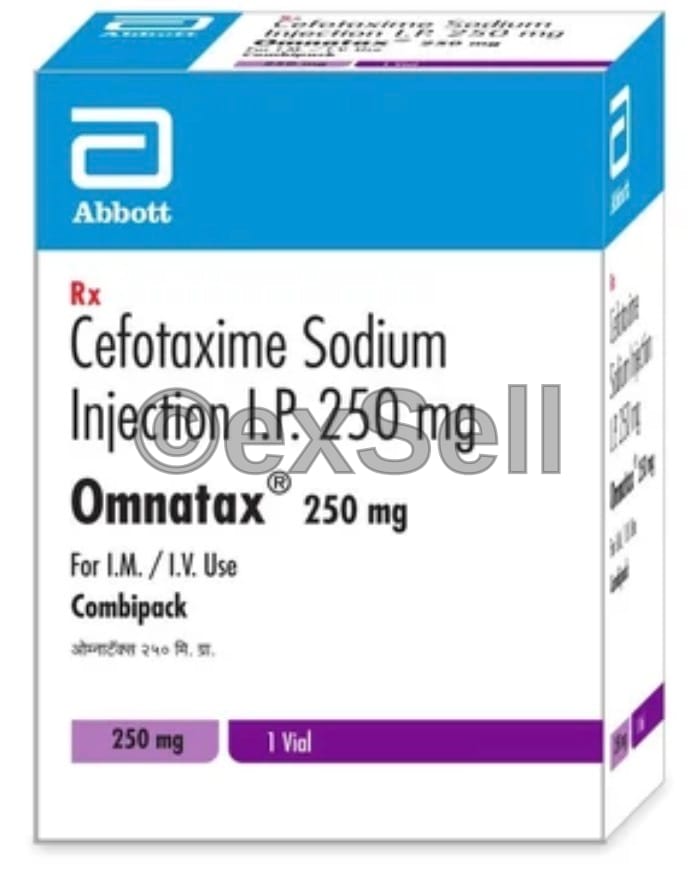 Omnatax 250mg Injection   – Cefotaxime (250mg)