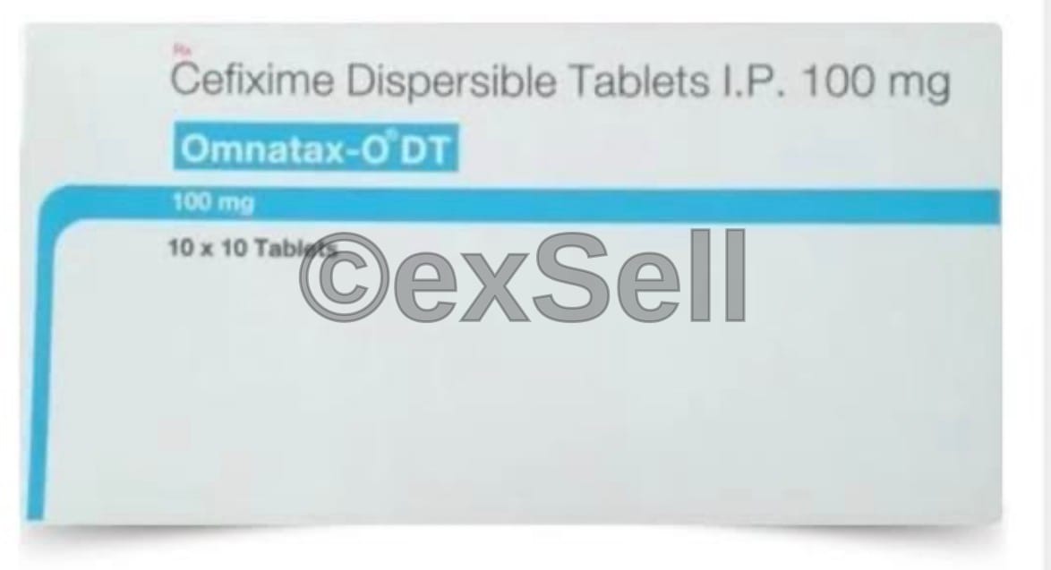 Omnatax O Dt Tablet 100 mg Tablet – Cefixime (100 Mg)