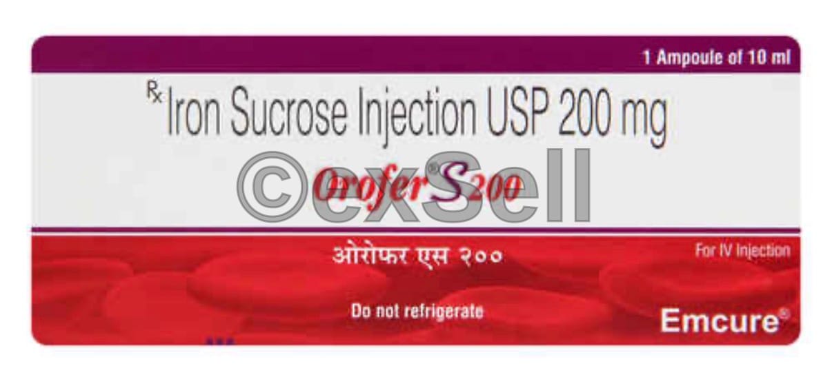 Orofer S 200 Injection 200 mg Injection – Iron (200mg)