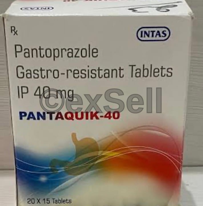 Pantaquik 40mg Tablet 40 mg Tablet – Pantoprazole (40mg)