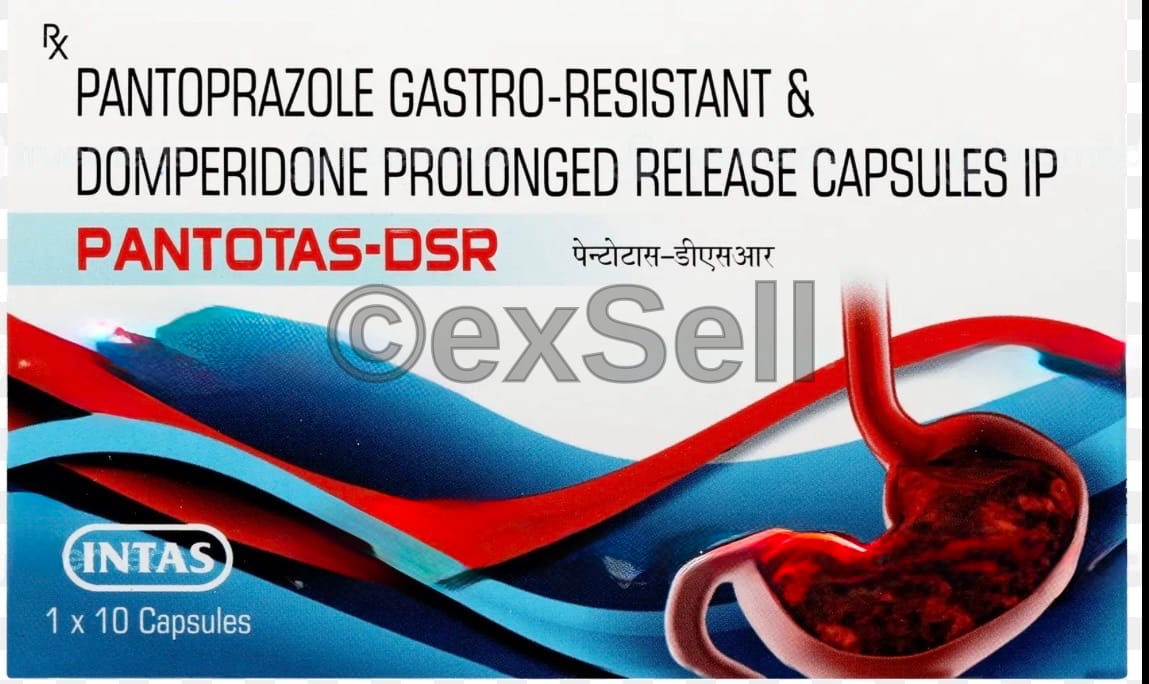 Pantotas-DSR Capsule 30mg + 40 mg Capsule – Domperidone (30mg) + Pantoprazole (40mg)