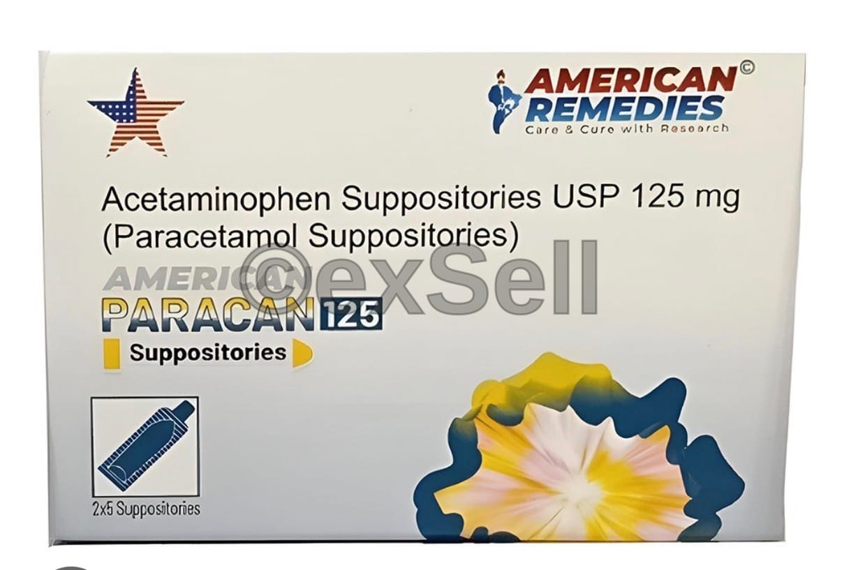 Paracan 125mg Injection 125mg Suppository – Acetaminophen (125mg)