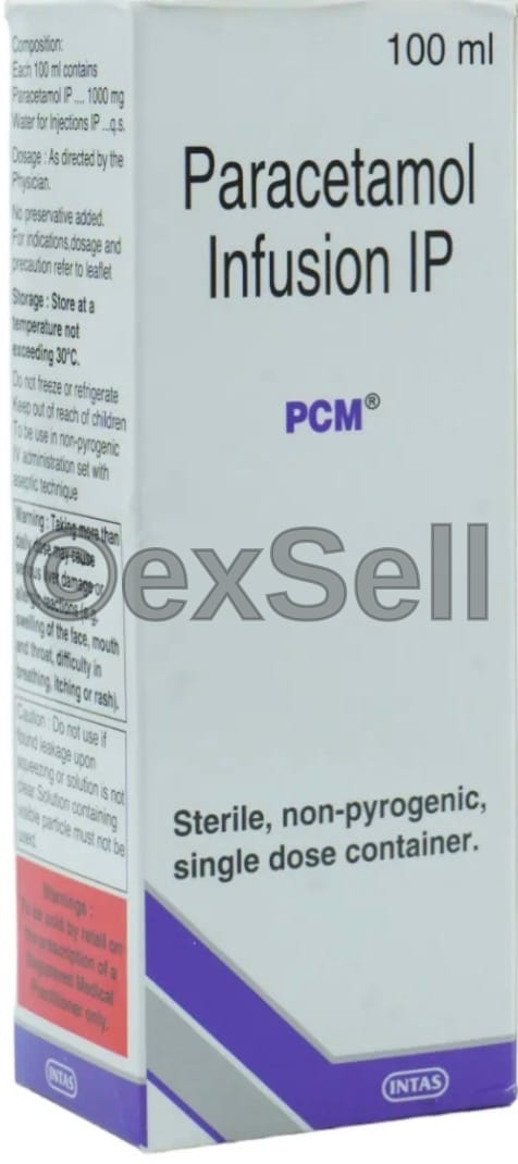 PCM 1000mg Infusion 1000 mg Infusion – Paracetamol (1000mg)