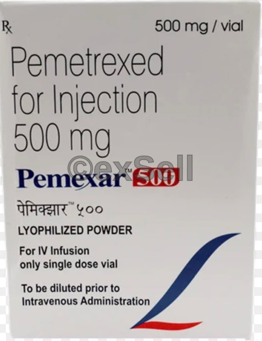 Pemexar 500mg Injection 500mg Vial – Pemetrexed (500mg)
