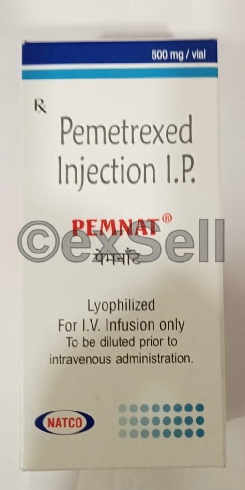 Pemnat 500mg Injection 500 mg Injection – Pemetrexed (500mg)