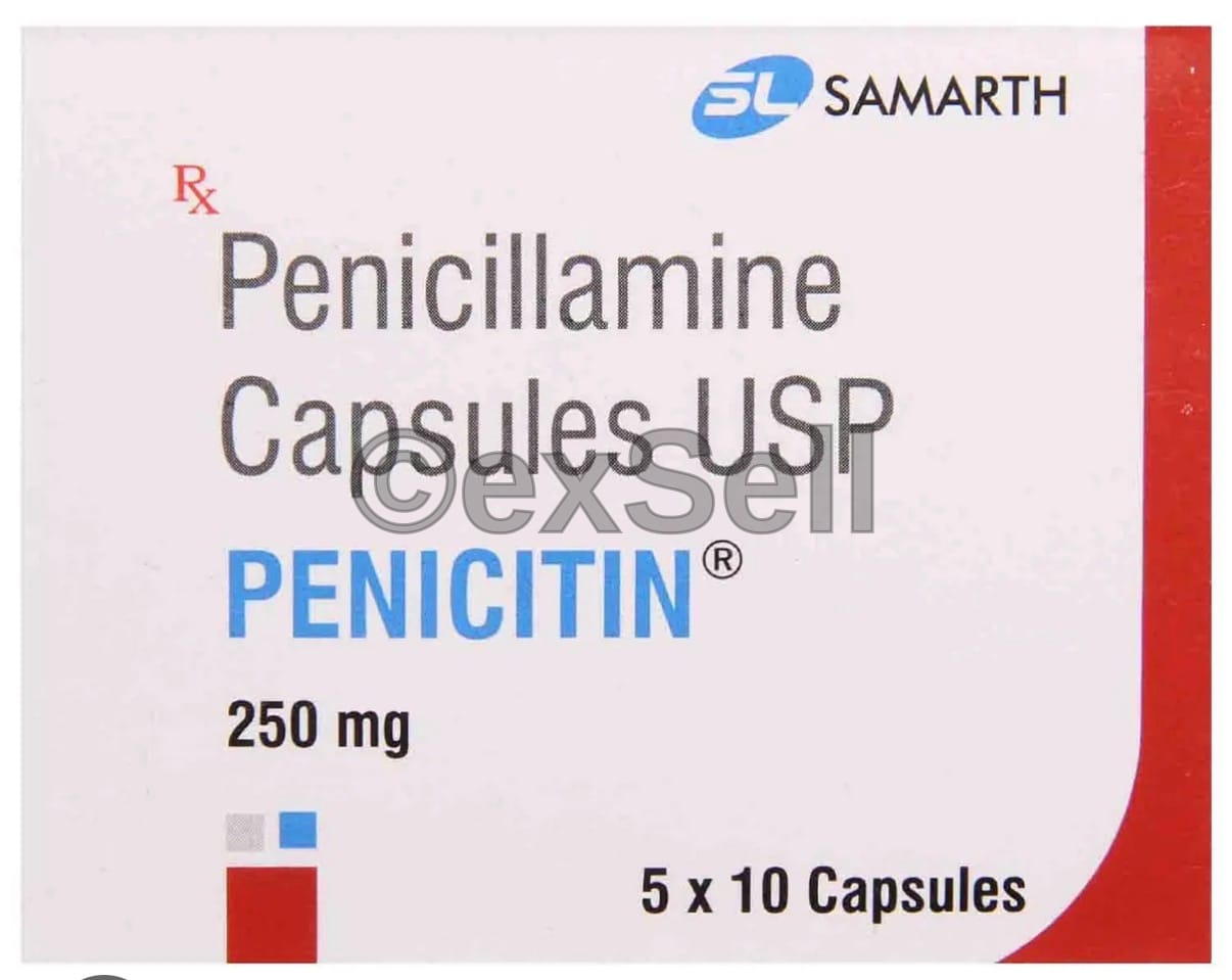Penicitin 250mg Capsule 250 mg Capsules – Penicillamine (250mg)