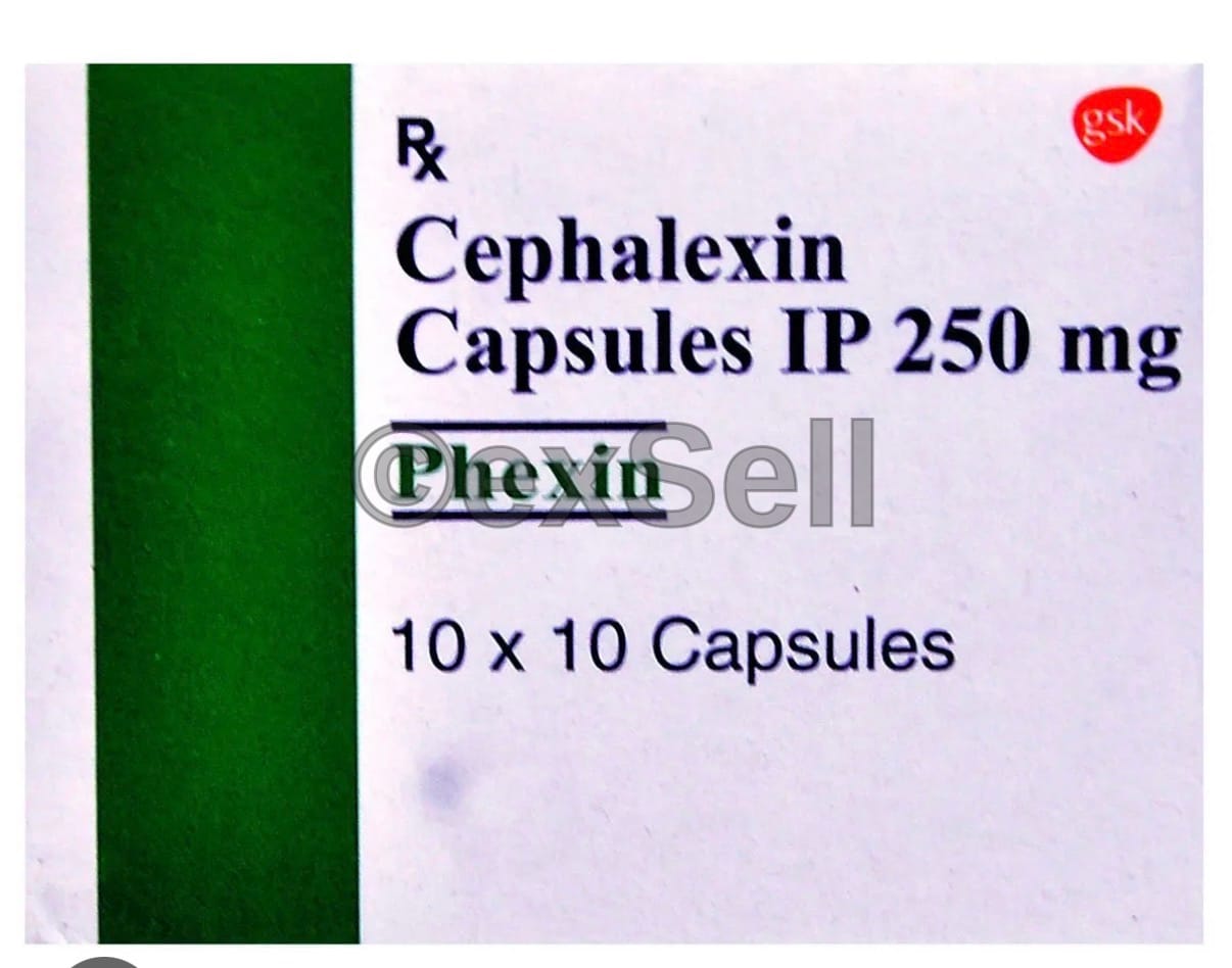 Phexin 250mg Capsule 250mg Capsule – Cefalexin (250mg)