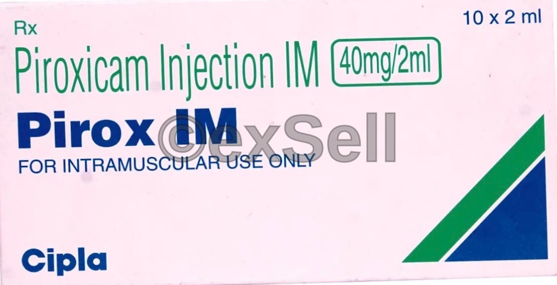 Pirox IM 20mg Injection 20 mg Injection – Piroxicam (20mg)