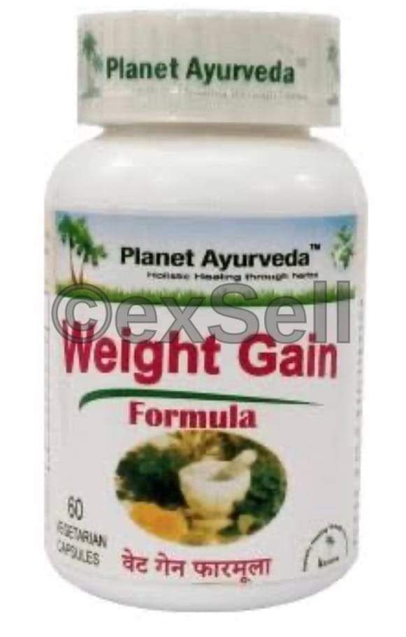 Planet Ayurveda Weight Gain Formula Capsule 60 capsules Capsules – Ashwagandha, Vidanga, Haritaki, Bibhitaki, Amalaki, Saunf, Saunf, Jeerak