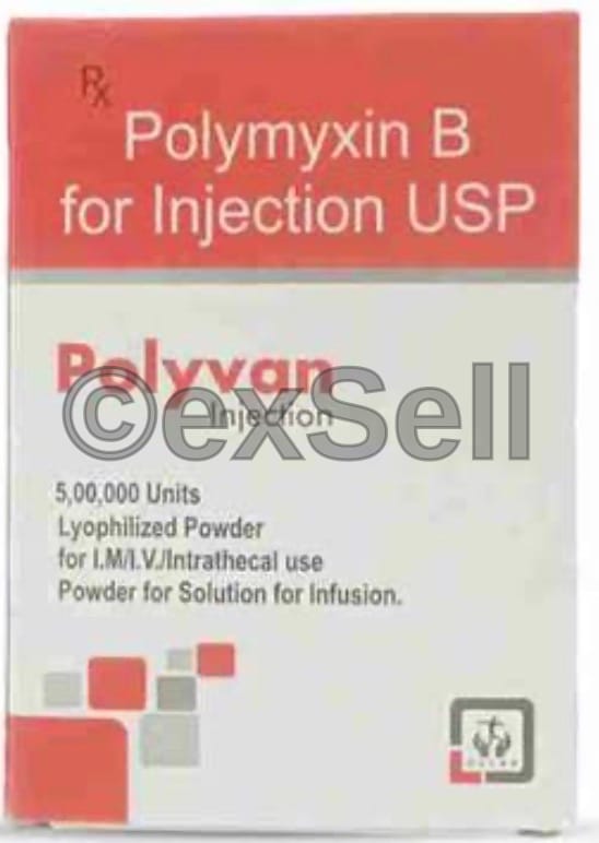 Polyvan Injection 500000 units Vial – Polymyxin-B Sulphate (500000 units)