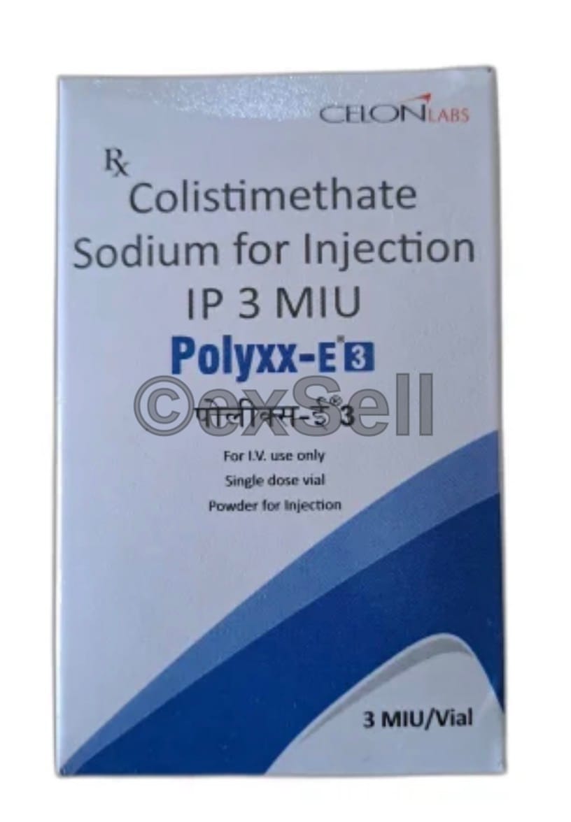 Polyxx E 3M IU Injection 3M IU Injection – Colistimethate Sodium (3Million IU)