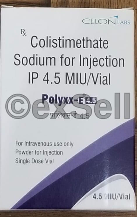 Polyxx E 4.5M IU Injection 4.5M IU Injection – Colistimethate Sodium (4.5Million IU)