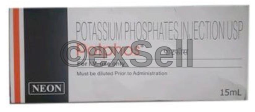 Potphos Injection 93mg + 170mg Vial – Phosphorus (93mg)+ Potassium (170mg)