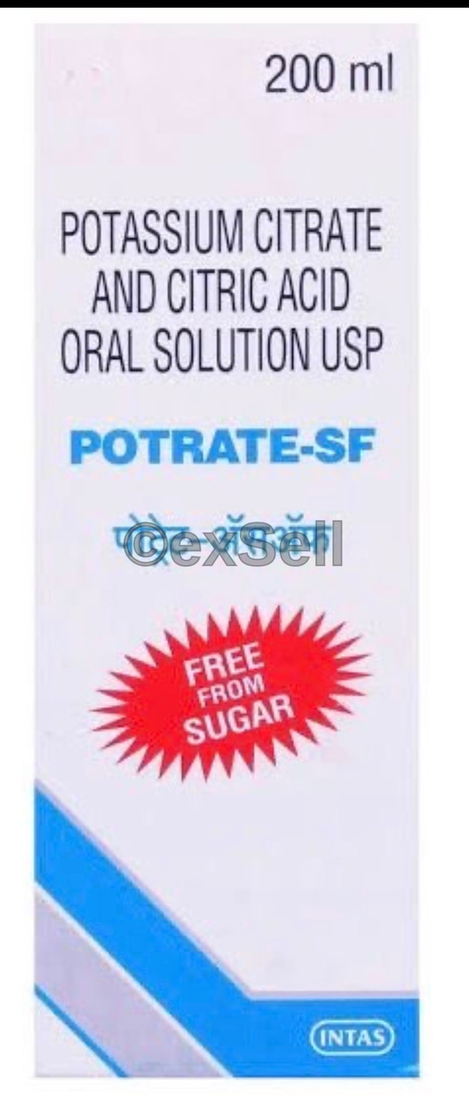 Potrate SF 200 ml Syrup – Potassium citrate monohydrate IP,Citric acid monohydrate IP