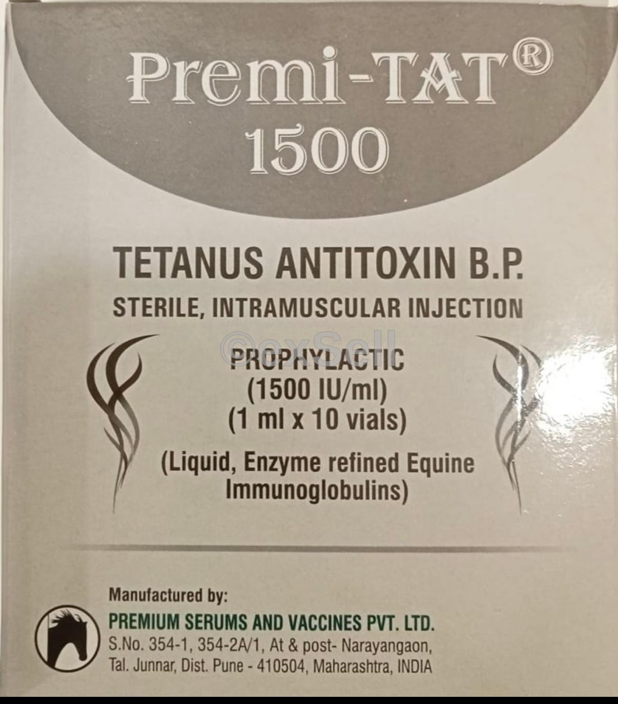 Premi-TAT 1500 1500 IU Vials – Tetanus Antitoxin 1500