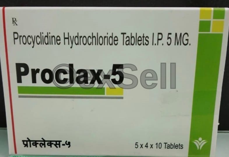 Proclax 5mg Tablet 5mg Tablet – Procyclidine Hydrochloride (5mg)