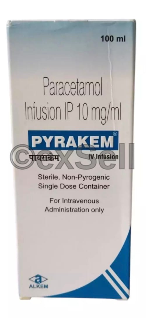 Pyrakem Infusion 1gm Infusion – Paracetamol (1gm/100ml)