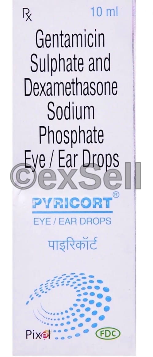 Pyricort Eye/Ear Drops 0.3% / 0.1% Eye/Ear Drop – Gentamicin (0.3% ) + Dexamethasone (0.1%)