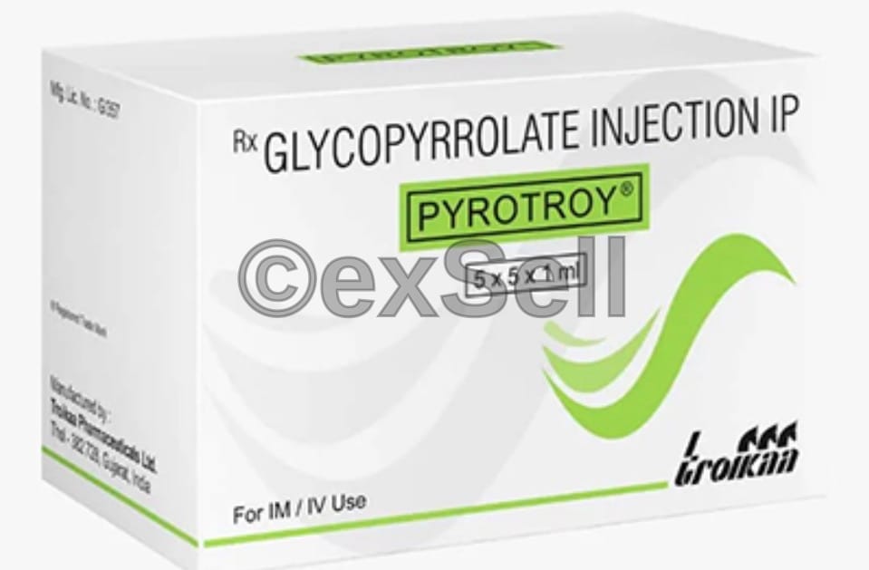 Pyrotroy 0.2mg Injection 0.2 mg Injection – Glycopyrrolate (0.2mg)