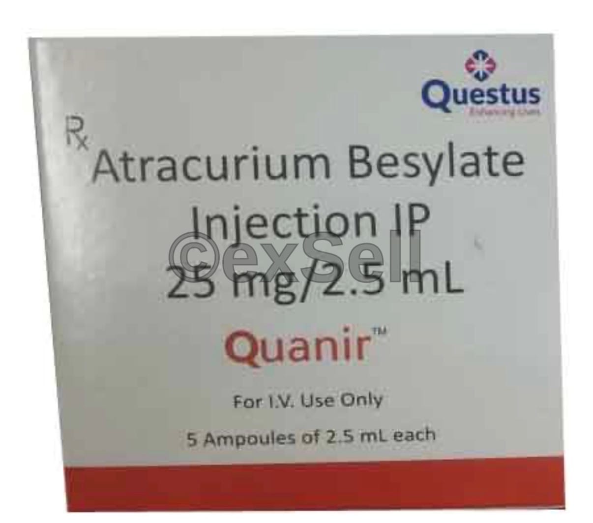 Quanir 25mg/2.5ml Injection 25mg/2.5ml Ampoules – Atracurium Besylate (25mg/2.5ml )