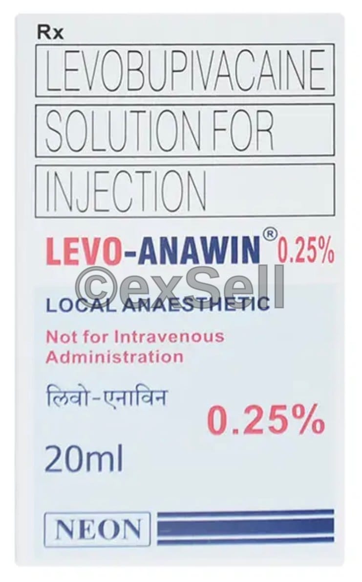 Levo Anawin 0.25% Injection 0.25% Vial – Levobupivacaine Hydrochloride (0.25%)