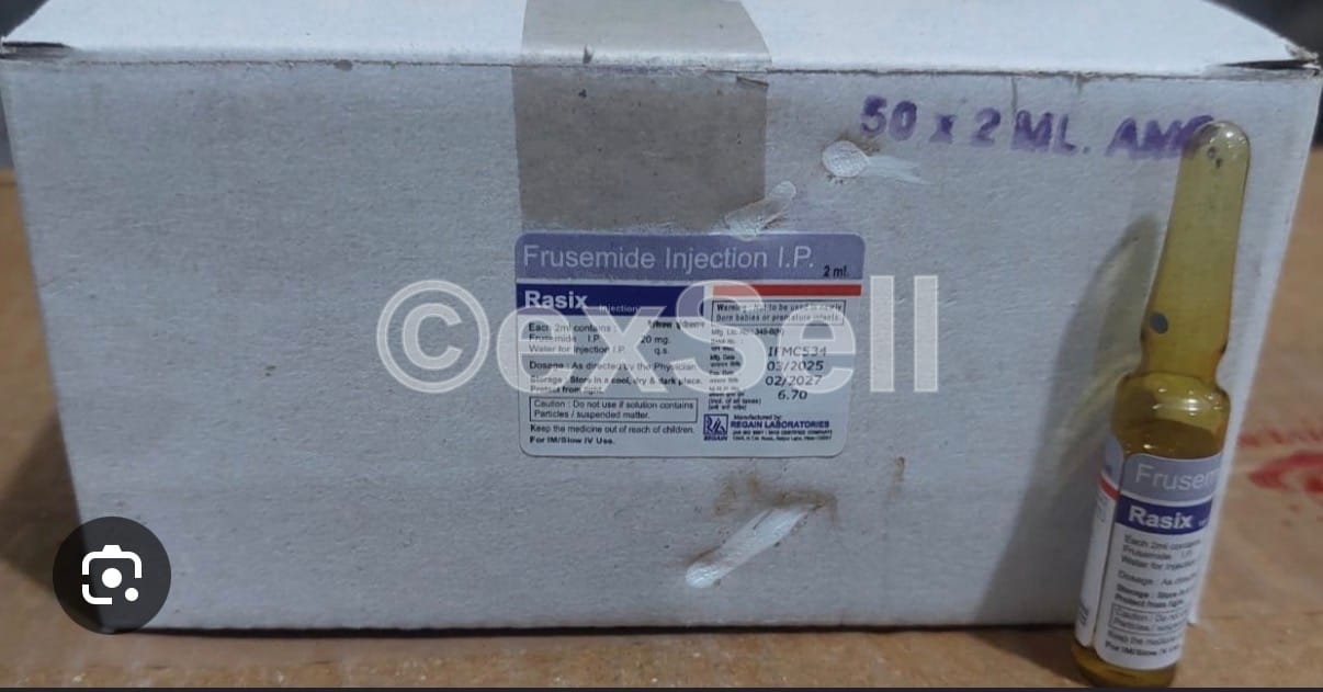 Rasix 20mg 20mg Ampoules – Frusemide 20mg