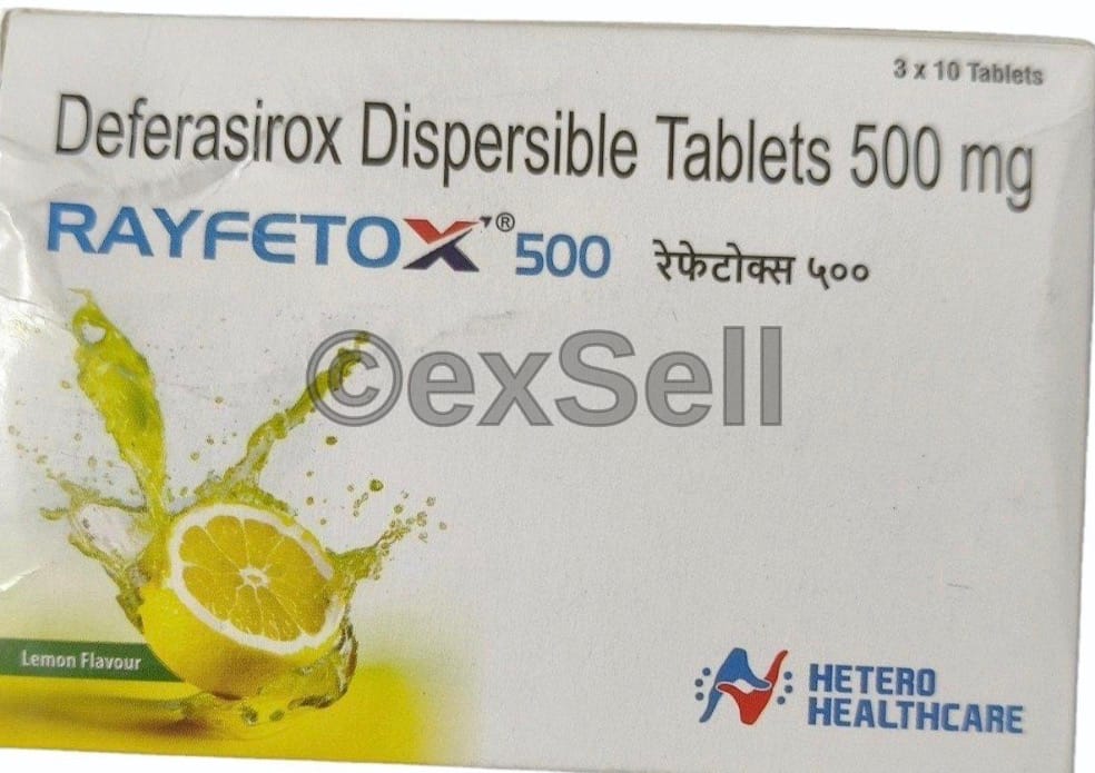 Rayfetox Tablet 500mg Tablet – Deferasirox (500mg)