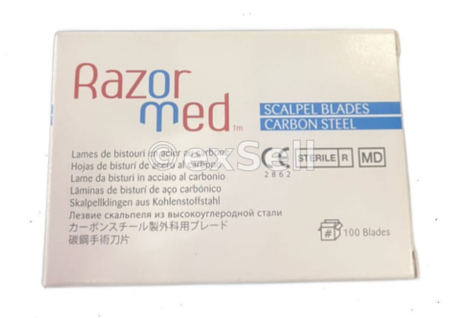 Razor Med Size: No.10, 11,15 High quality stainless steel blade – Scalpel Blades Carbon Steel