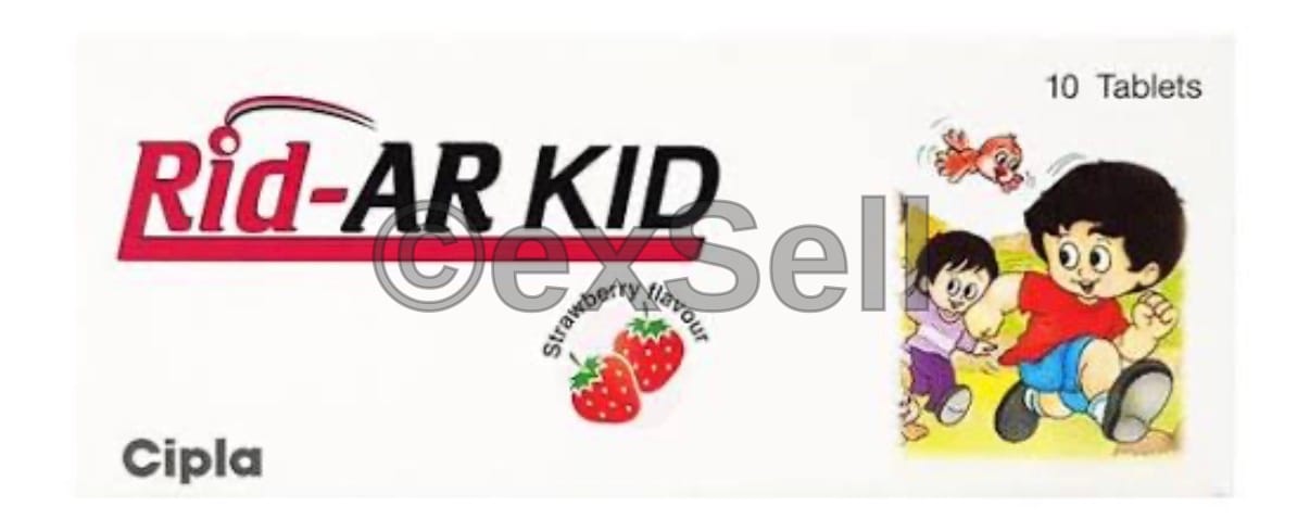 Rid-AR Kid 2.5mg/4mg Tablet DT Strawberry 2.5mg/4mg Tablet – Levocetirizine (2.5mg) + Montelukast (4mg)