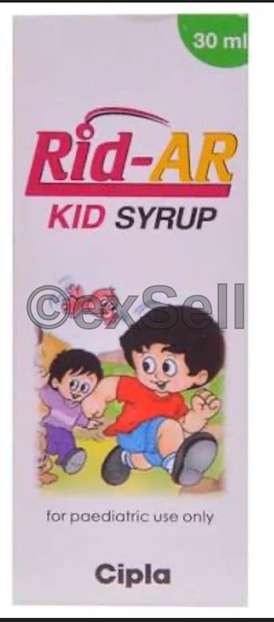 Rid-AR Kid Syrup Combination Syrup – Levocetirizine (2.5mg/5ml) + Montelukast (4mg/5ml)