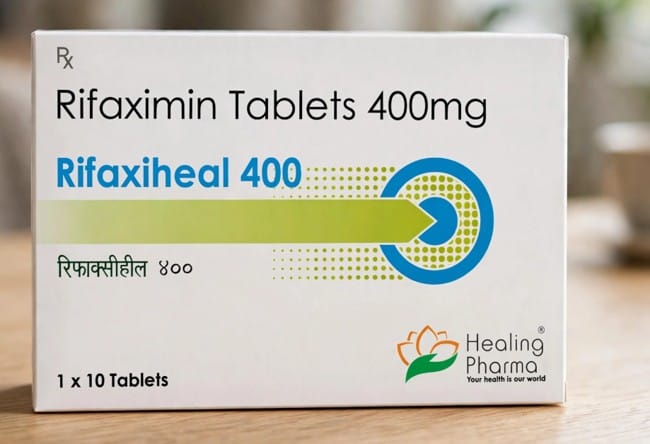 Rifaxiheal 400 400 mg Tablets – Rifaximin 400 mg