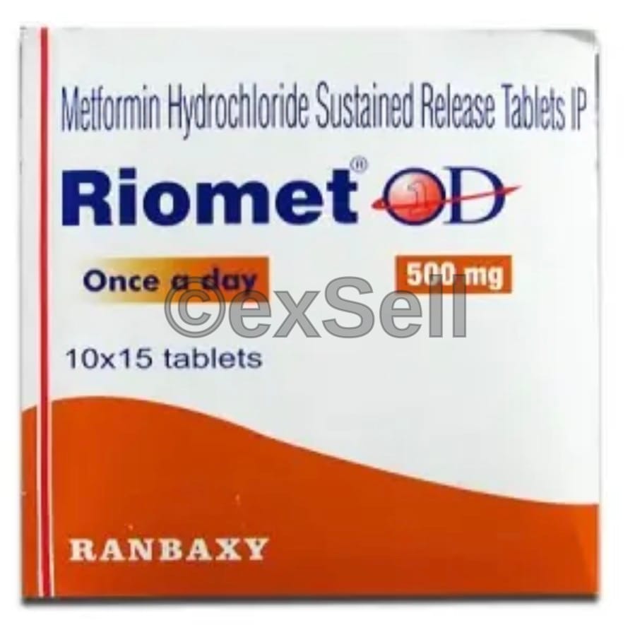 Riomet OD 500mg Tablet 500mg Tablet – Metformin (500mg)